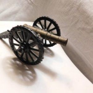 Vintage Penncraft Cast Iron Miniature Cannon